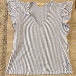 Michael Kors Ruffle Sleeve Top